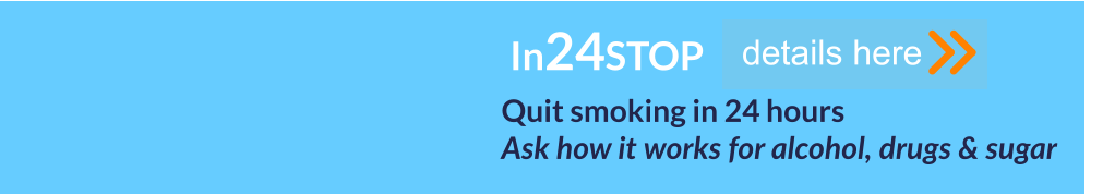 Quit smoking in 24 hours  Ask how it works for alcohol, drugs & sugar In24STOP     details here
